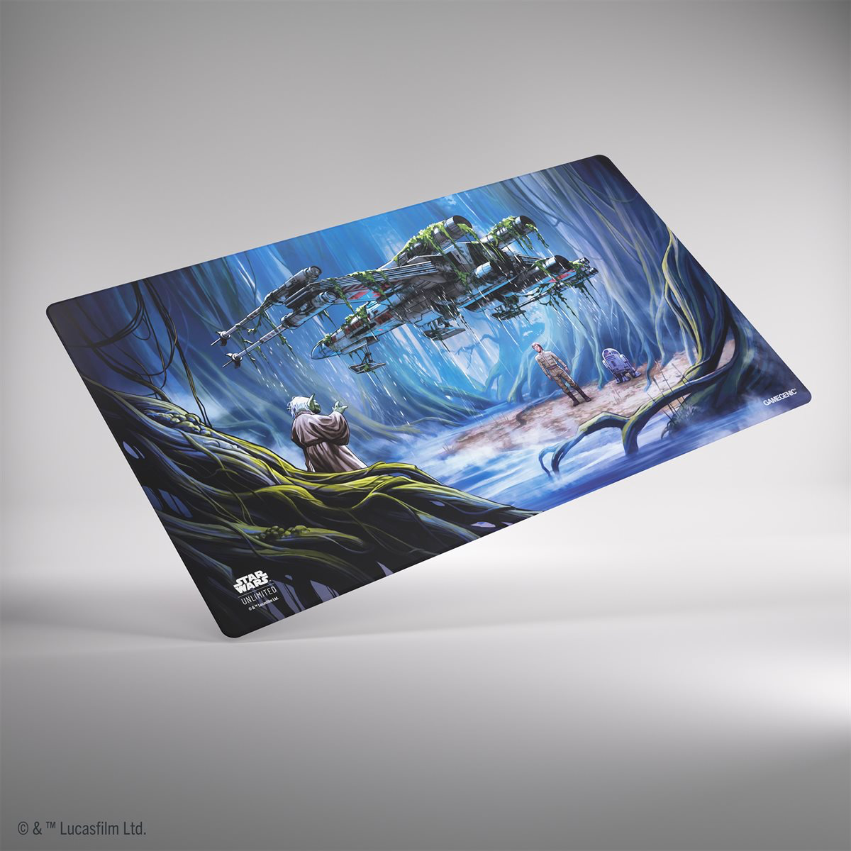 Playmat: Star Wars: Unlimited - Legends of the Force: Game Mat: Dagobah - A Muse N Games